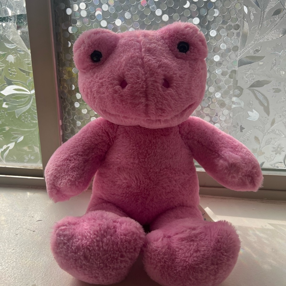 Pink frog Build-A-Bear